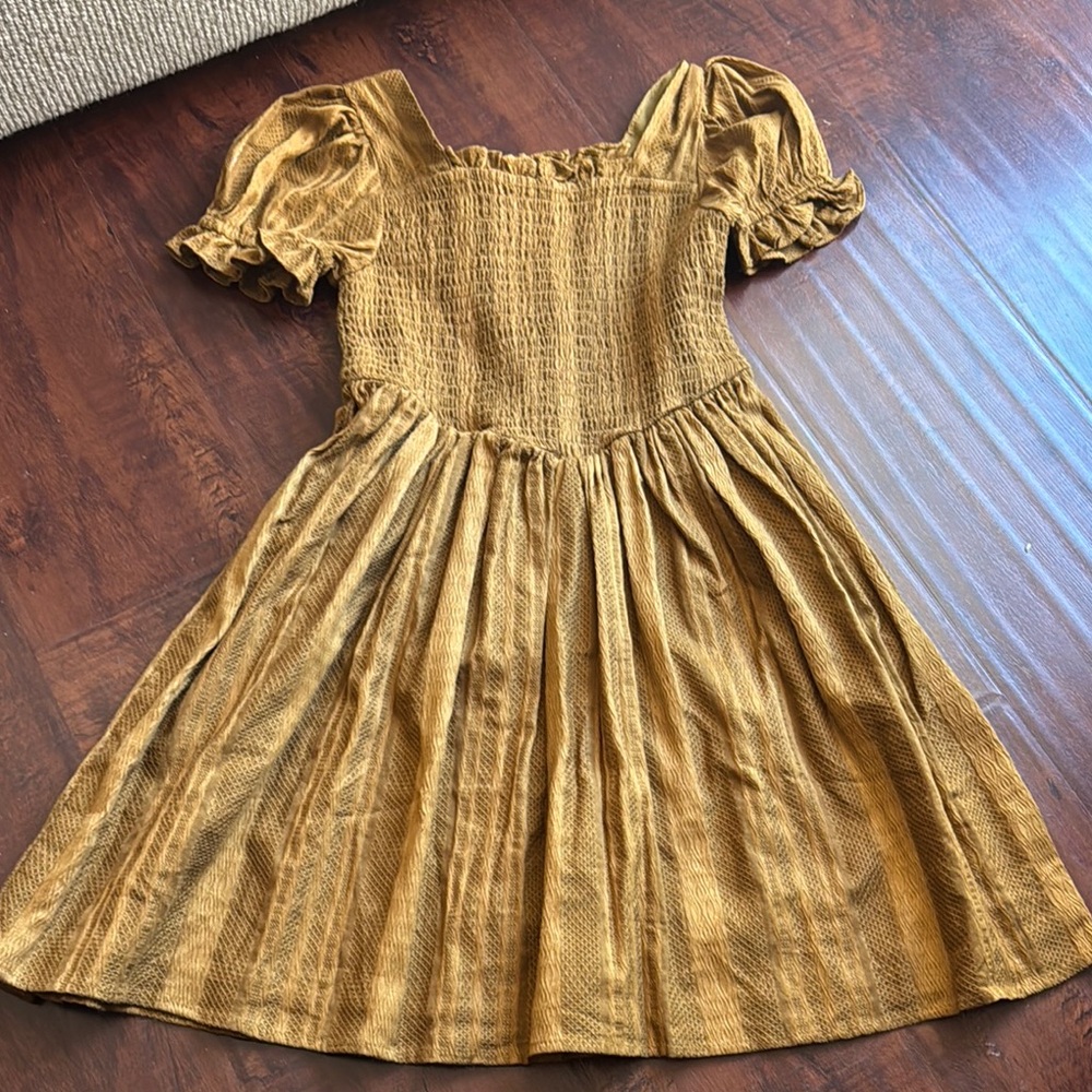 Jessakae girls Mustard Yellow Dress size 6-7y